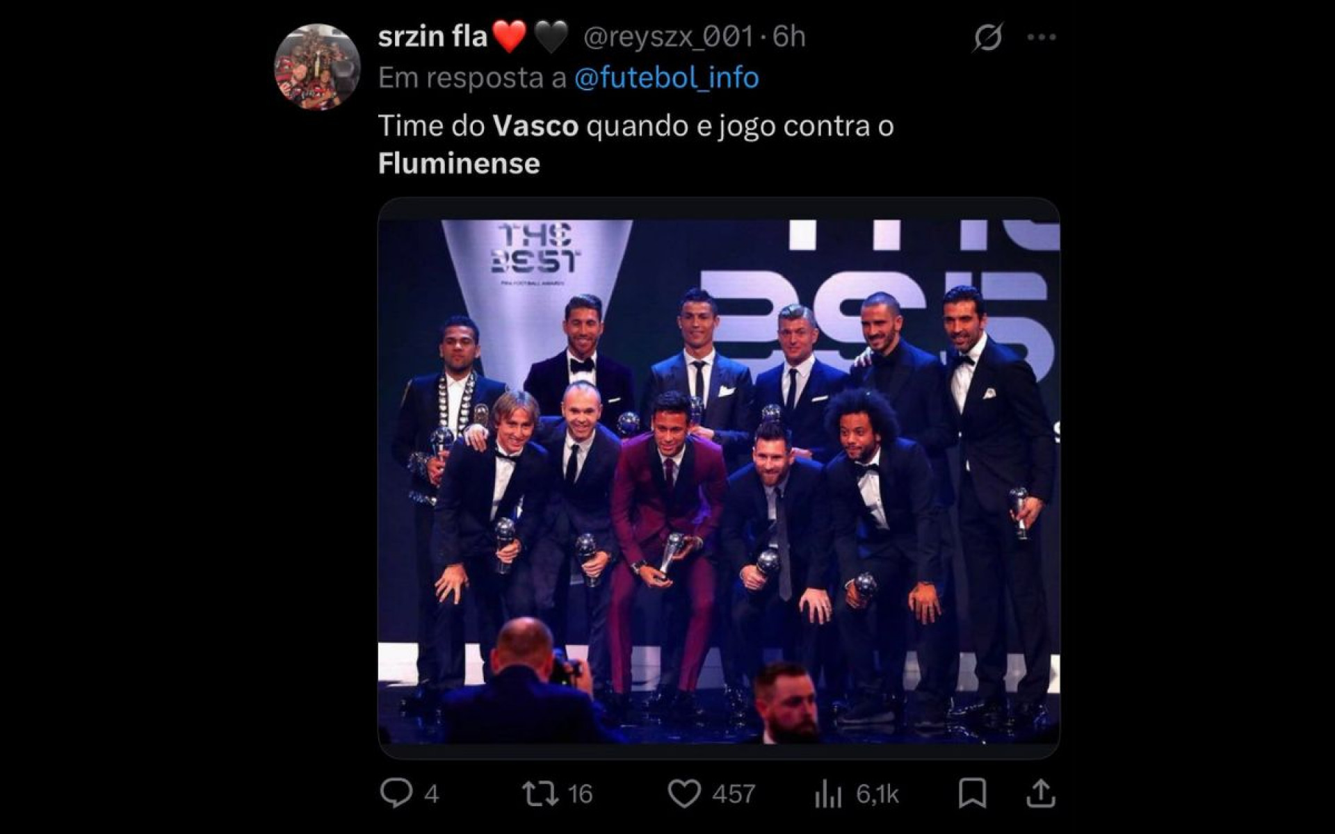 Internautas não perdoaram eliminação do Fluminense para o Vasco, na Copa do Brasil - Reprodução / Internet