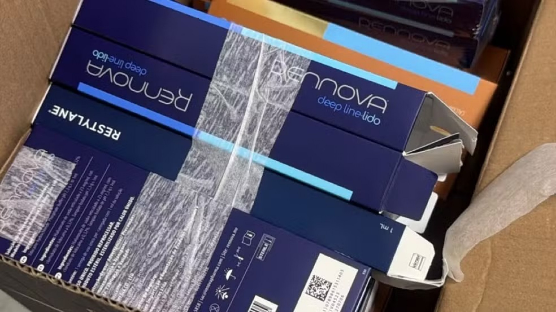 Fiscalização apreendeu produtos vencidos em clinica de estética, em Laranjeiras - Reprodução