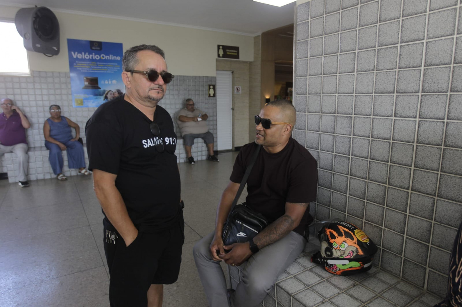 Francisco Lima lamentou a perda do filho, Marcelo de Alcantara Brito - Reginaldo Pimenta / Agência O DIA