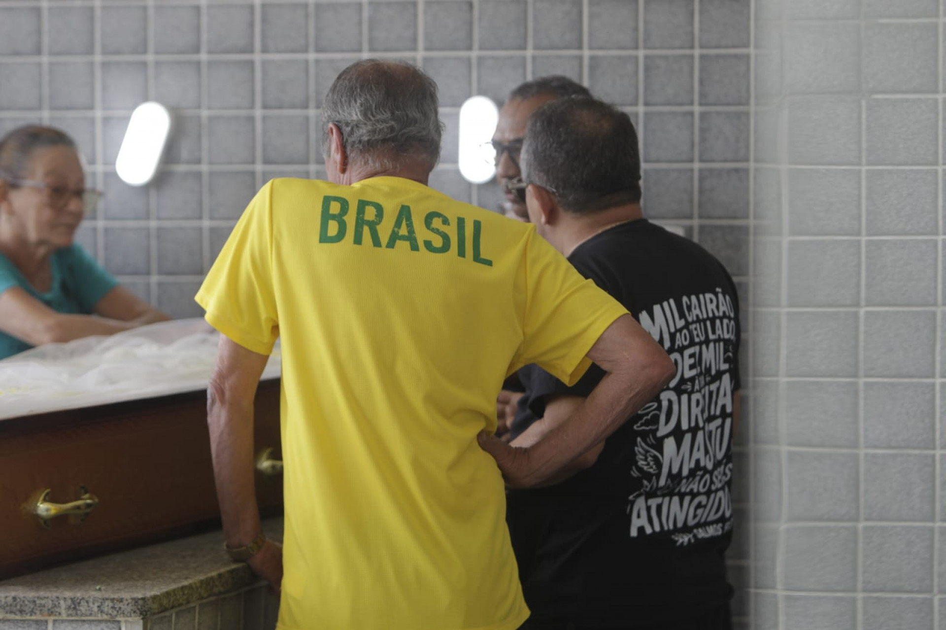 Marcelo de Alcantara Brito foi velado no Cemitério São Francisco Xavier, Zona Portuária do Rio - Reginaldo Pimenta / Agência O DIA