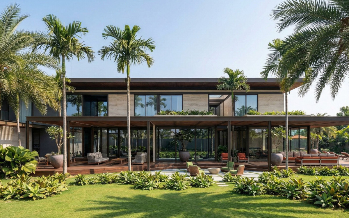 Propriedade em Araras construída especialmente para a mostra Mastercasa 2026 também utilizou o sistema steel frame