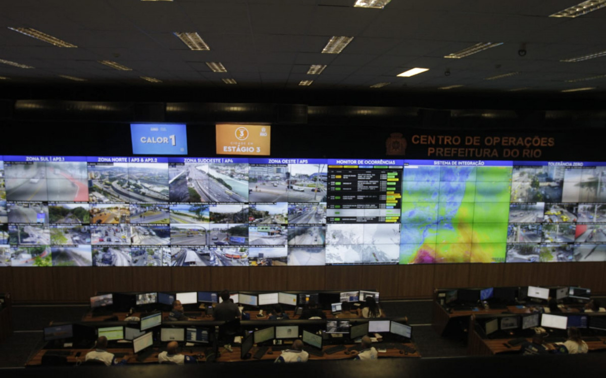 Rio entrou em Estágio 3 de atenção na tarde desta sexta-feira (7) por previsão de ventos fortes