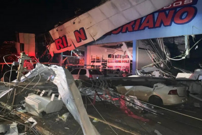 RS: Defesa Civil confirma uma morte e cinco feridos após ciclone bomba