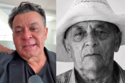 Emocionado, Frank Aguiar lamenta morte do pai e publica homenagem