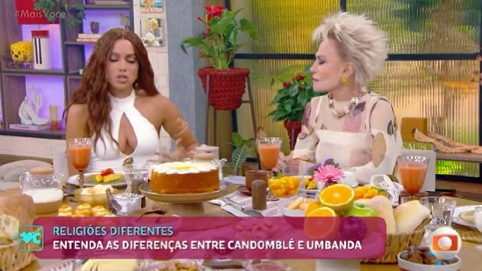 Anitta participou do 'Mais Você', comandado por Ana Maria Braga  - Reprodução de vídeo 