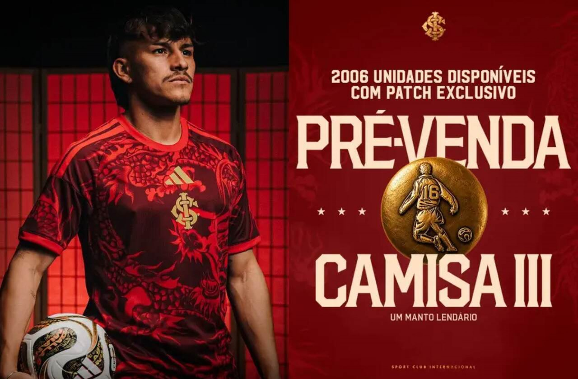 Internacional lan&ccedil;a nova camisa inspirada no Mundial de 2006