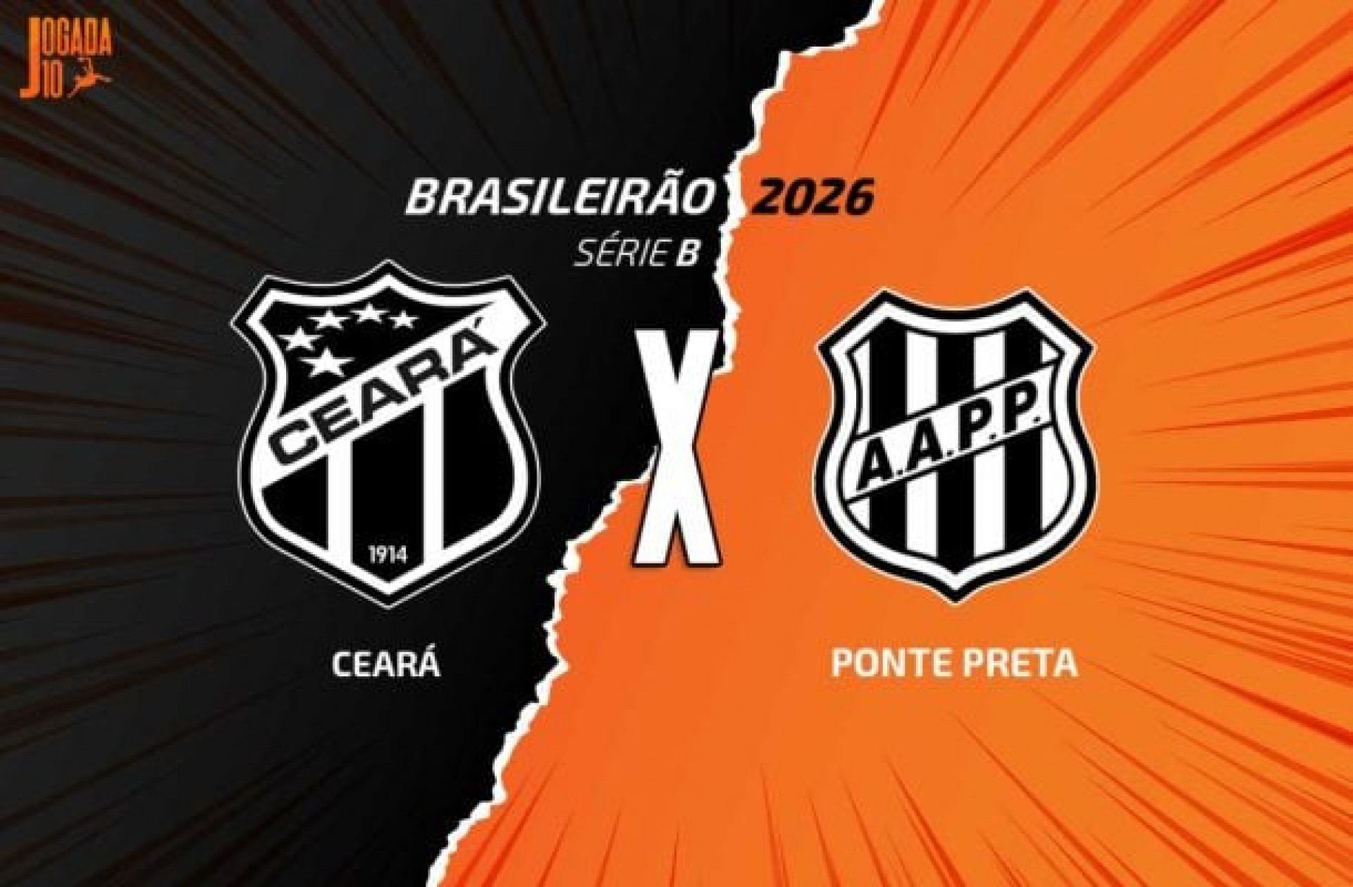 Cear&aacute; x Ponte Preta, AO VIVO, com a Voz do Esporte, &agrave;s 19h