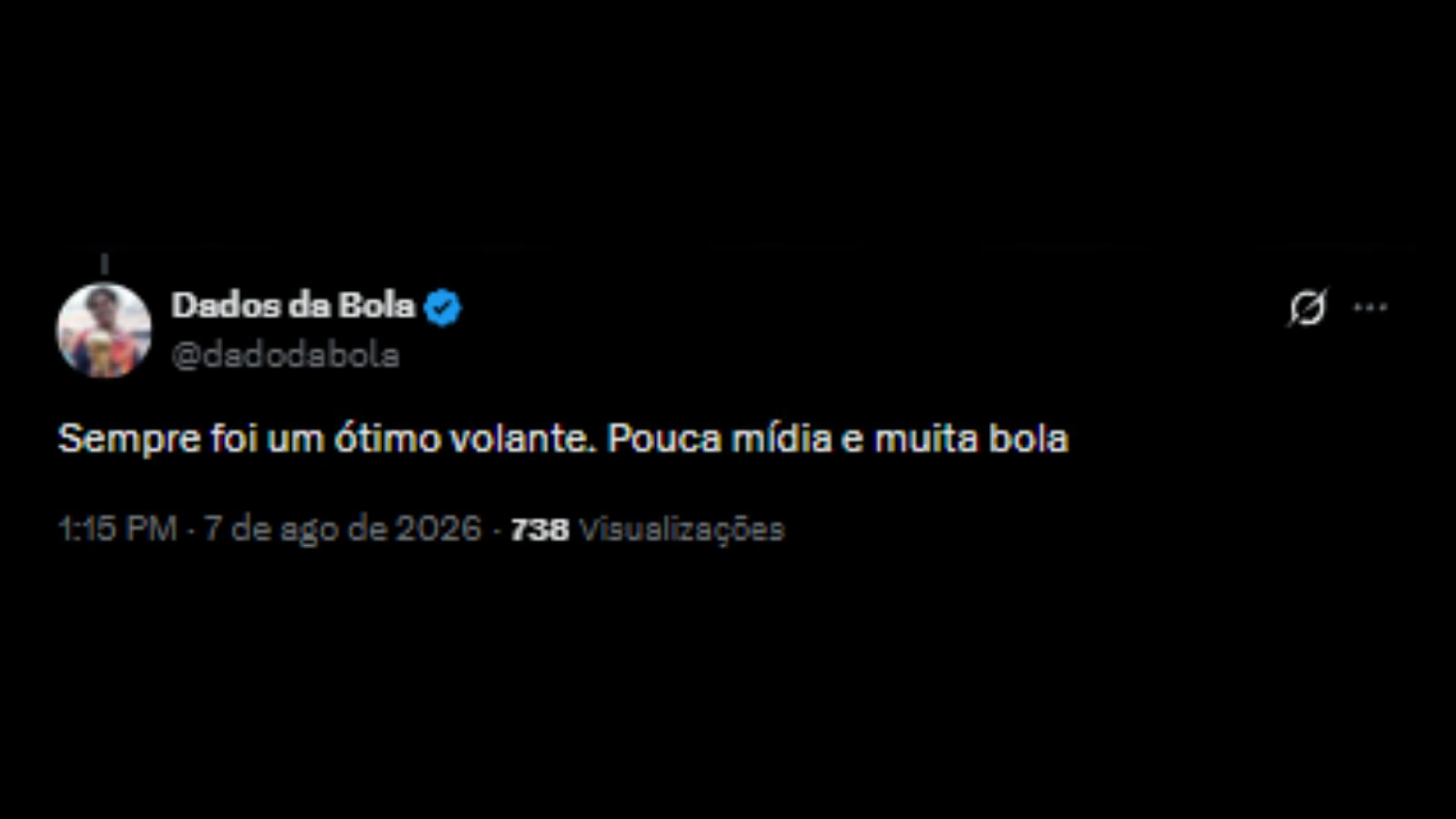 Elogios nas redes sociais para João Gomes após golaço contra Bayern - Reprodução/X @dadodabola