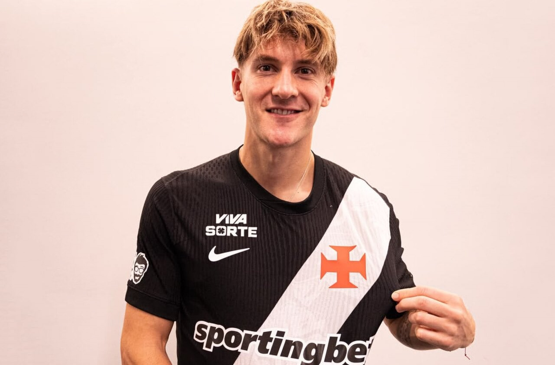 Vasco sonda atacante John Mercado, que atua na Rep&uacute;blica Tcheca