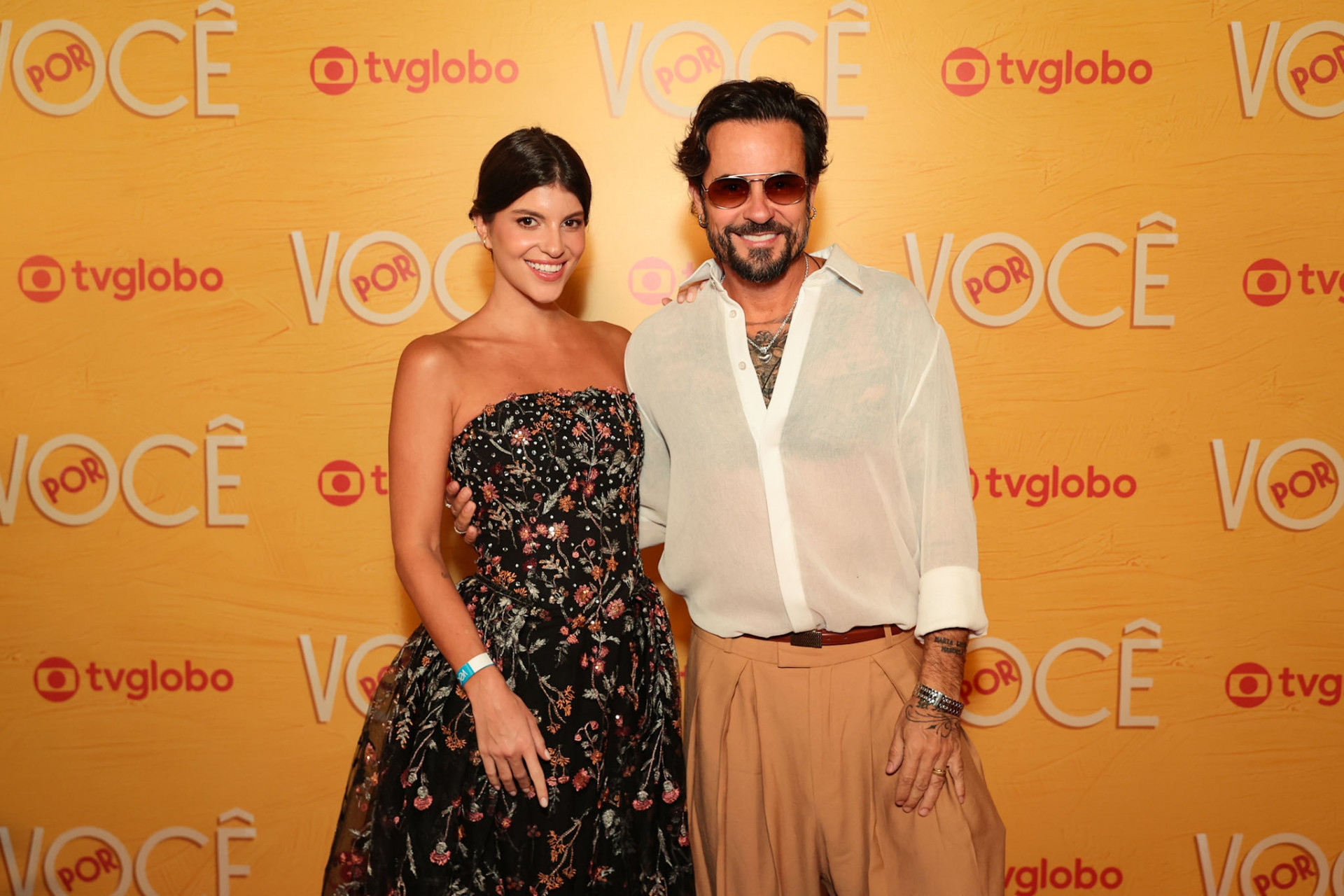 Paulinho Vilhena e Maria Luiza Silveira Vilhena durante festa da novela 'Por você' - Victor Chapetta/ Brazil News