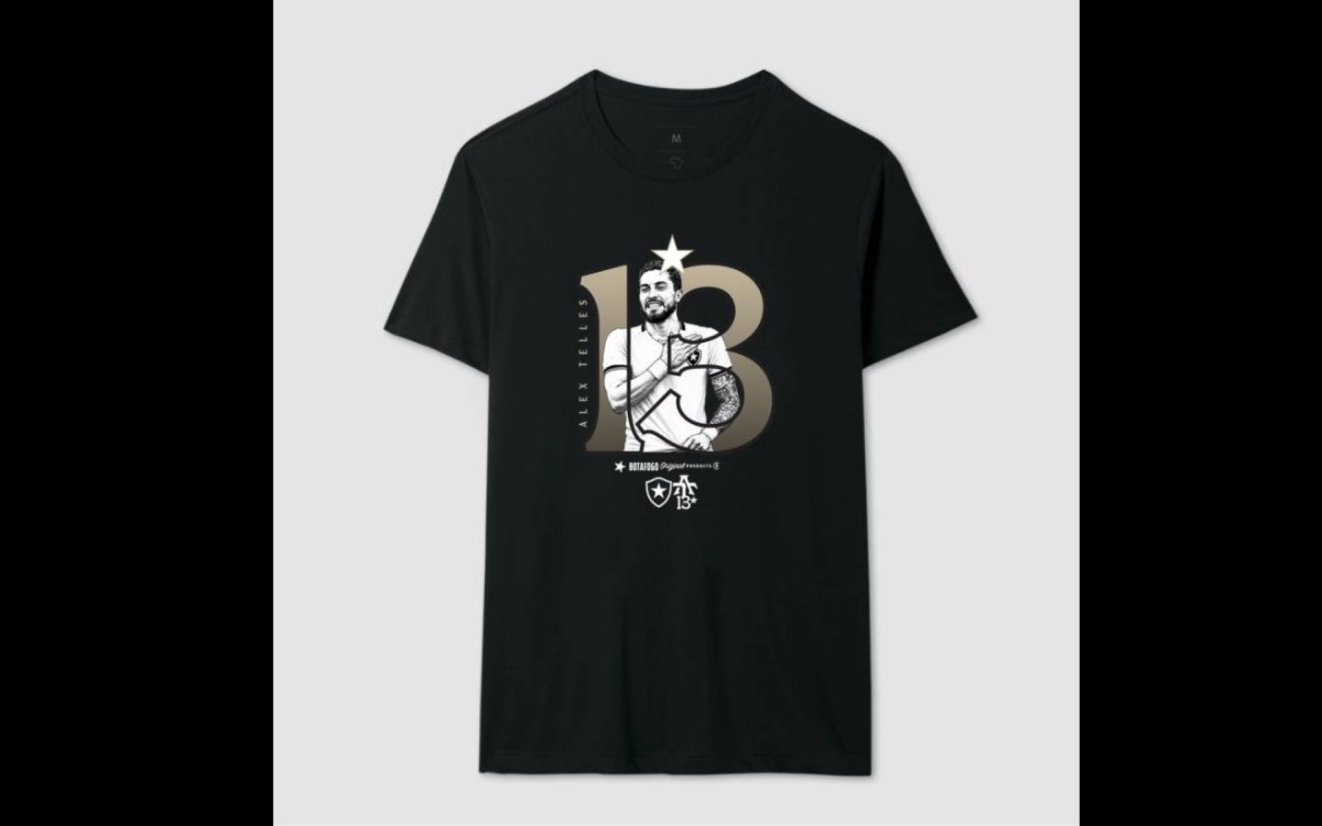 'Alex Telles', uma das camisas da coleção - Divulgação / Botafogo