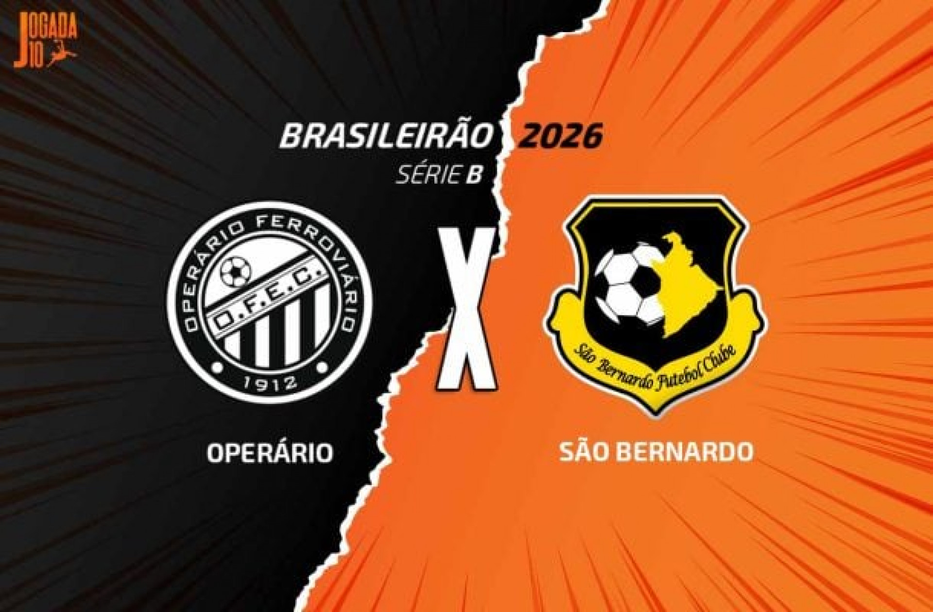 Oper&aacute;rio x S&atilde;o Bernardo, AO VIVO, com a Voz do Esporte, &agrave;s 18h