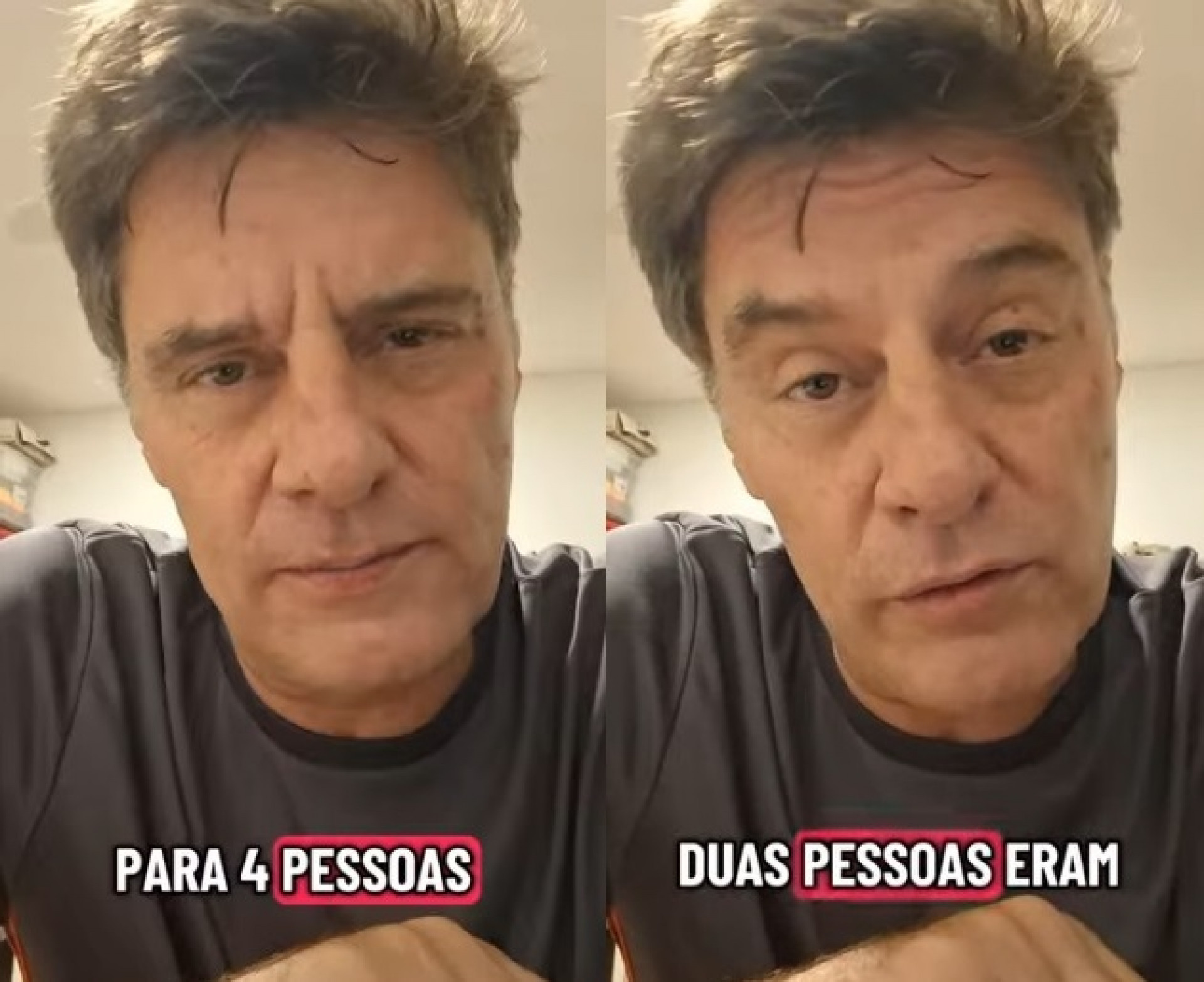 Renato Scarpin reduziu valor de ingresso após apresentar peça para 4 pessoas - Reprodução/Instagram 