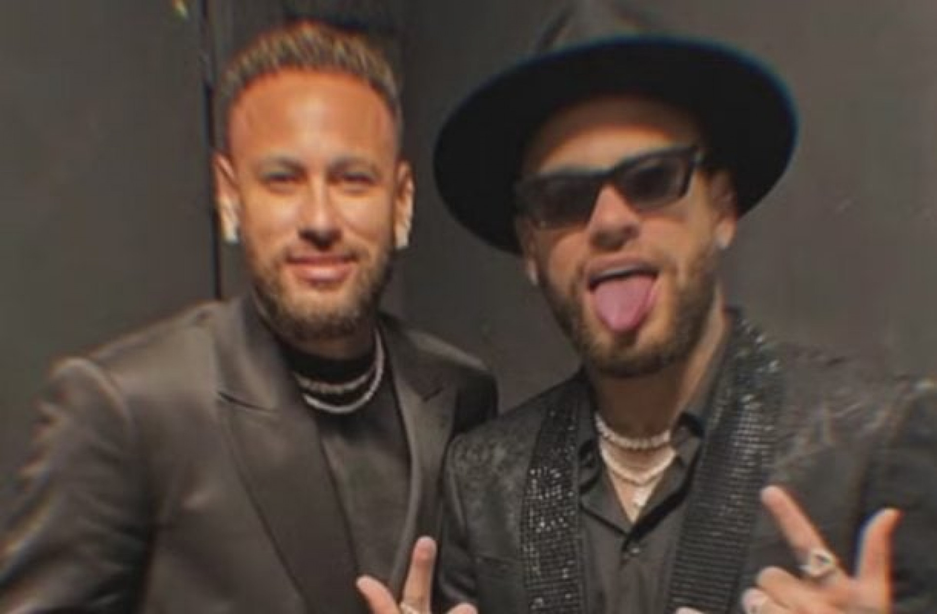 Neymar “aben&ccedil;oa” s&oacute;sia em encontro durante o leil&atilde;o beneficente em S&atilde;o Paulo; veja