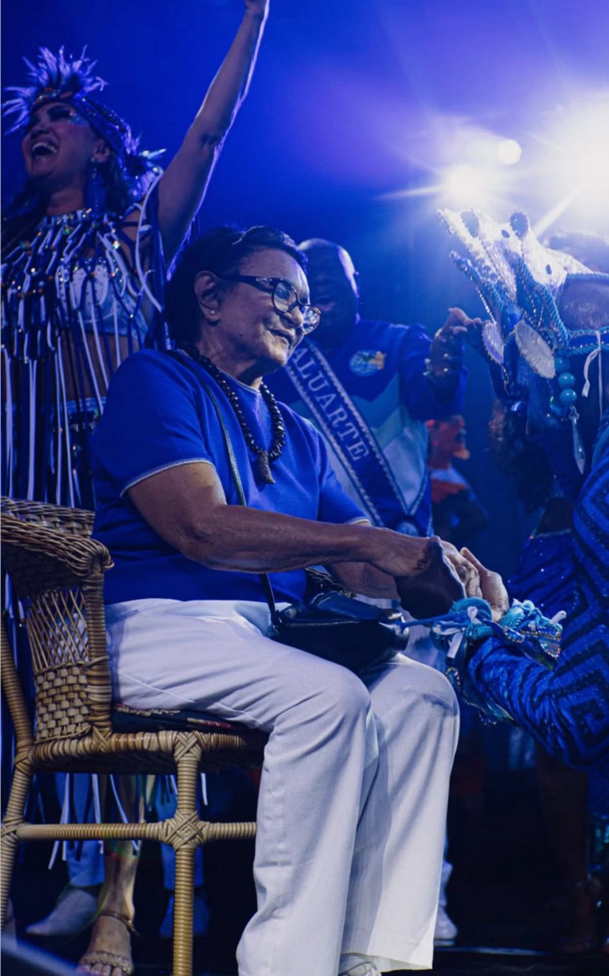 Pajé Zeneida Lima emocionou o público ao subir no palco