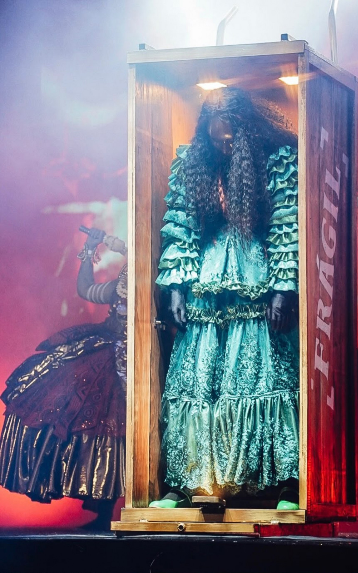 Representação de Dona Julia impressionou o público na Cidade do Samba