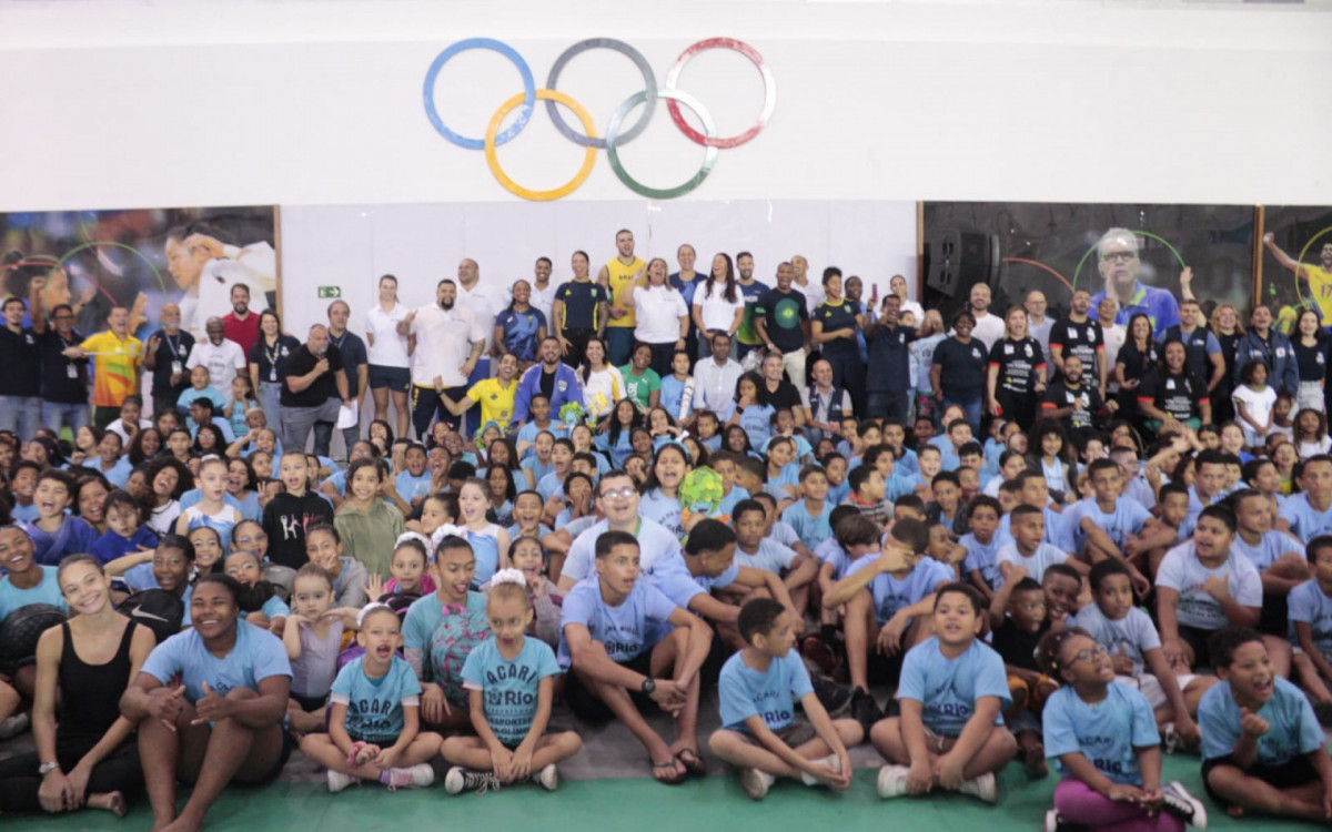 Prefeitura do Rio celebra os dez anos dos Jogos Olímpicos e Paralímpicos 2016
 - Carlos Elias Junior/Agência O DIA