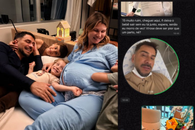 Julio Rocha mostra 'drama' ao pegar virose: 'Sexo fraco'