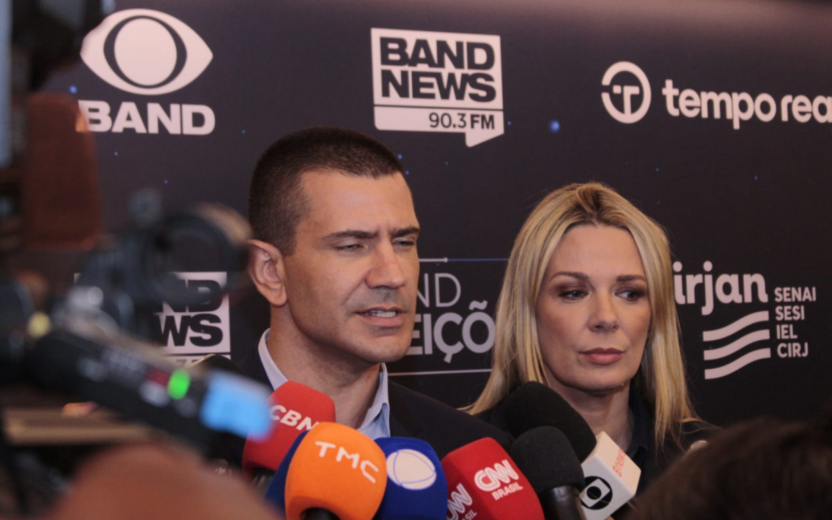 O candidato pelo PL, Douglas Ruas após o Debate das Eleições 2026 