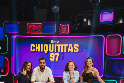 Vídeo! Chiquititas se reencontram e dançam no 'Caldeirão com Mion'