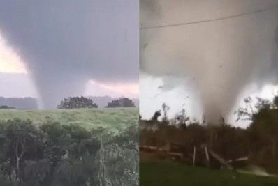 Tornado atinge área rural do Paraná e deixa moradores desalojados