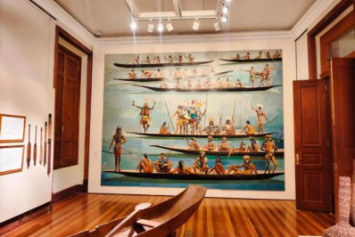 Exposição no Centro reúne obras de Carybé, Di Cavalcanti e Volpi