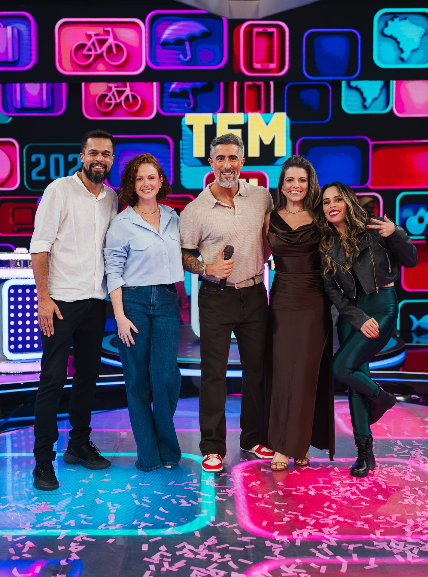 Atores do elenco de 'Chiquititas' estiveram no 'Caldeirão com Mion' - Reprodução/Instagram 