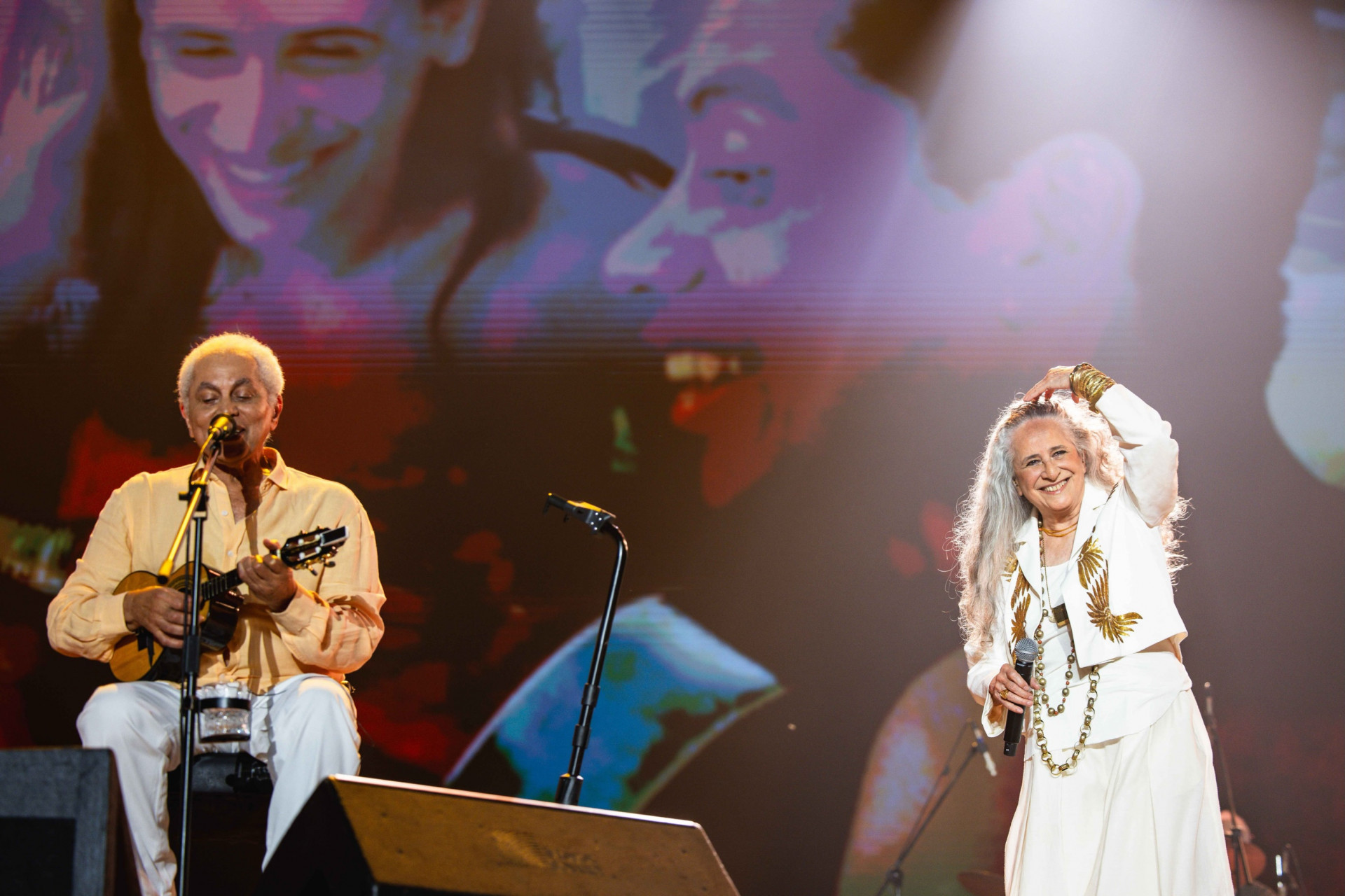 Paulinho da Viola e Maria Bethânia dividiram o palco após 54 anos  - Reprodução/Instagram - Doce Maravilha