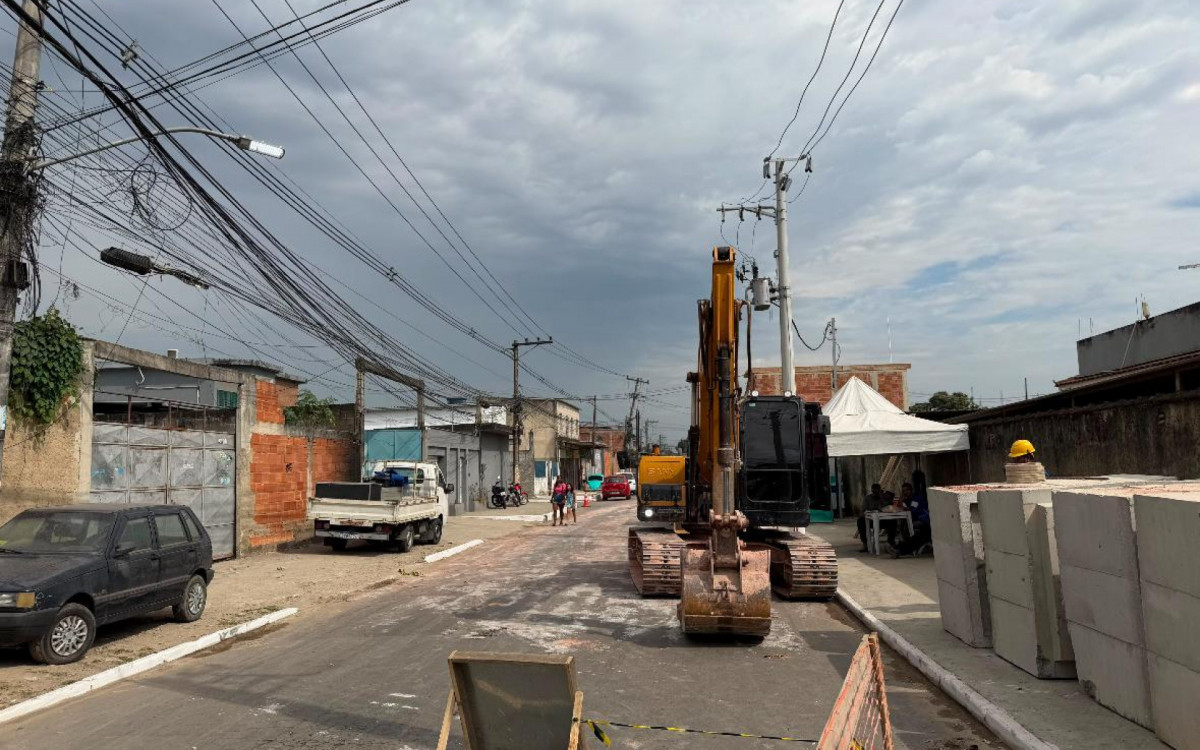 Bairro do Pilar, em Caxias, vai receber obra de canaliza&ccedil;&atilde;o - Divulga&ccedil;&atilde;o/Prefeitura de Duque de Caxias