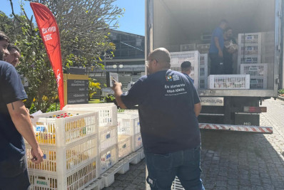 Sincomércio e Sesc RJ enttegam doações do público do Festival de Inverno