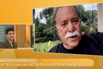 Ator de 'Quem Ama Cuida' se emociona com mensagem de Tony Ramos