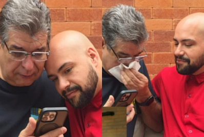 Tiago Abravanel faz pai chorar ao cantar música gospel
