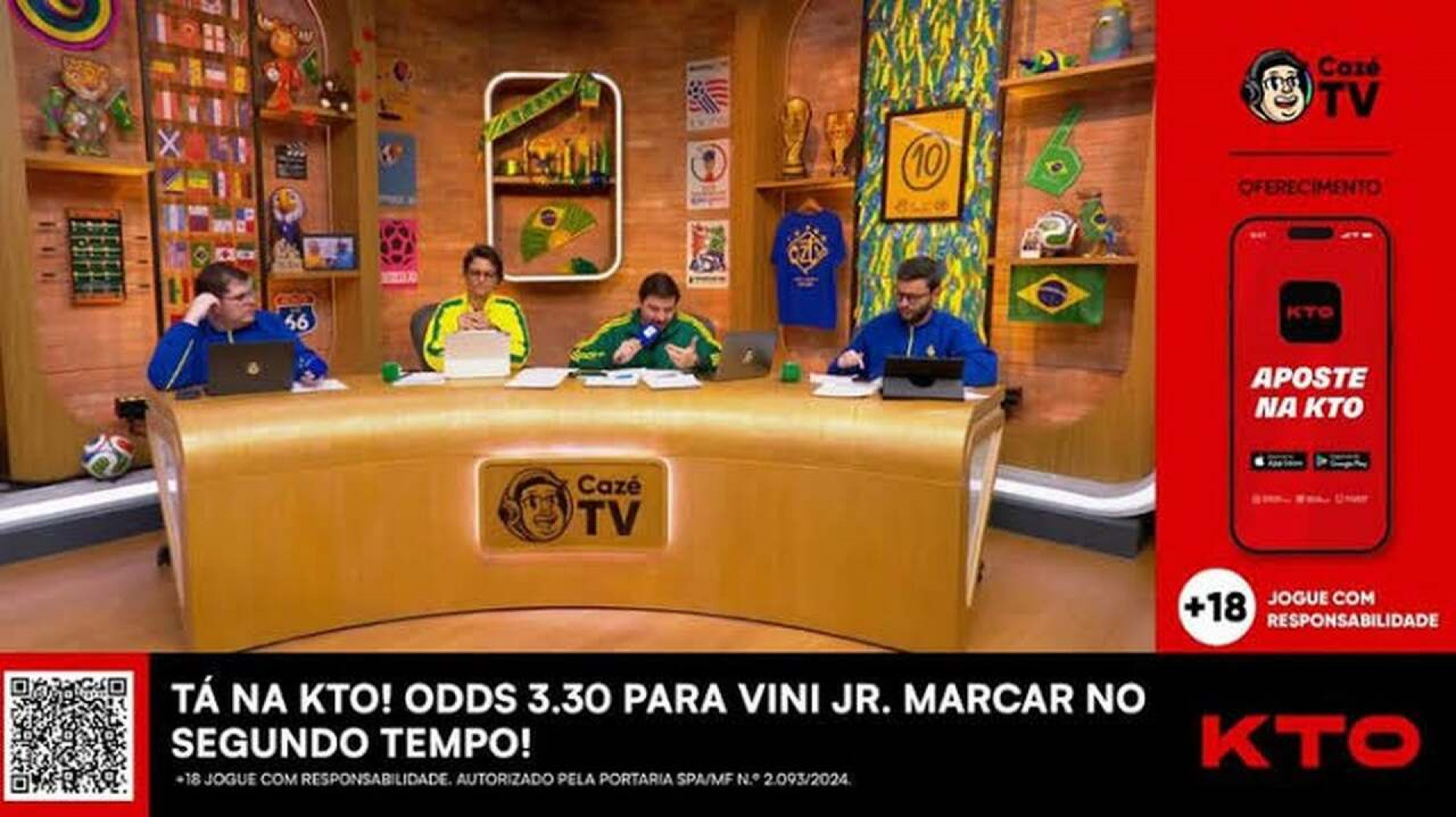 Canal brasileiro lidera estudo de maior valor comercial da Copa 2026