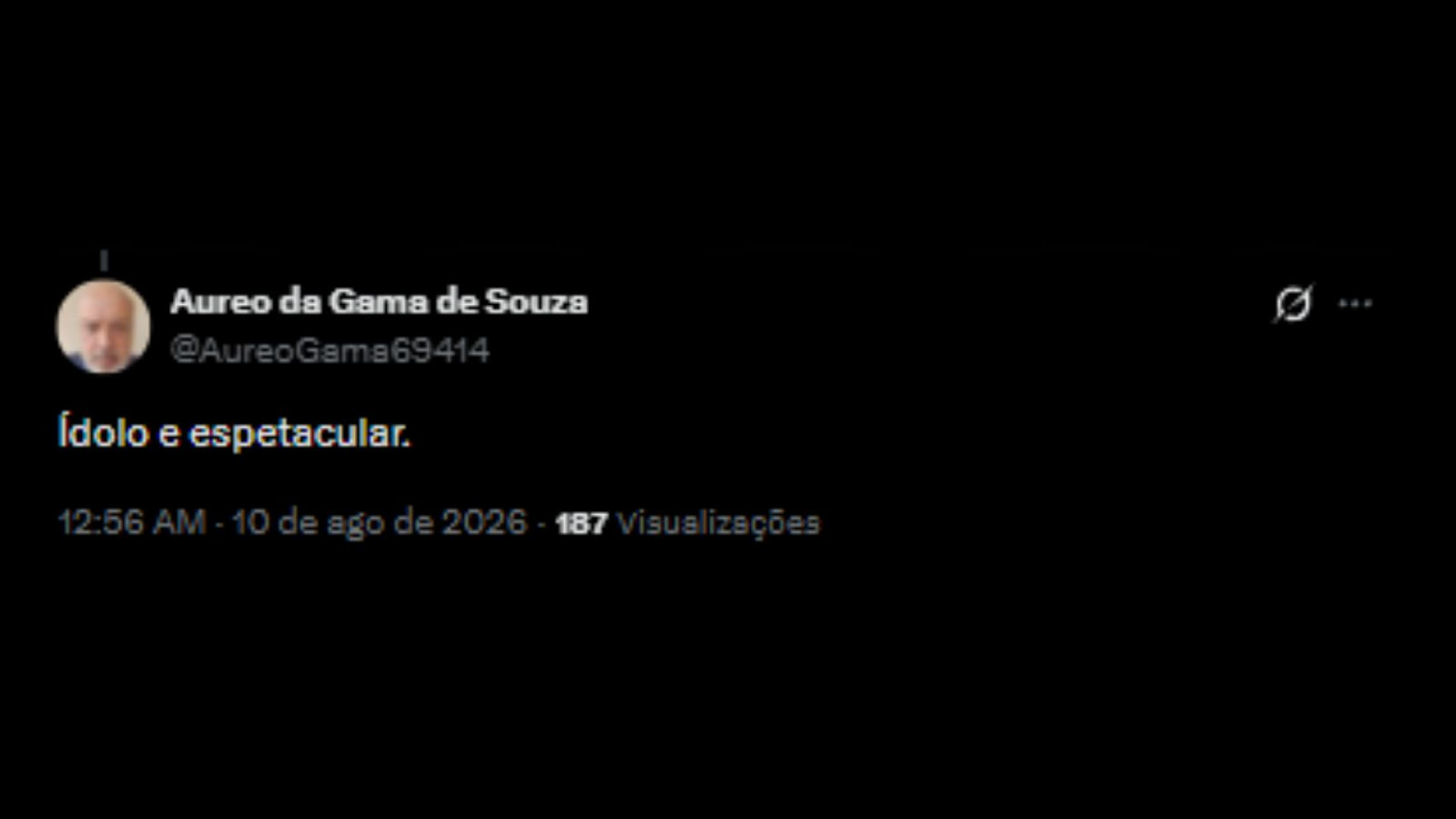 Torcedores do Flamengo celebrando o ídolo, Bruno Henrique - Reprodução/X @AureoGama69414