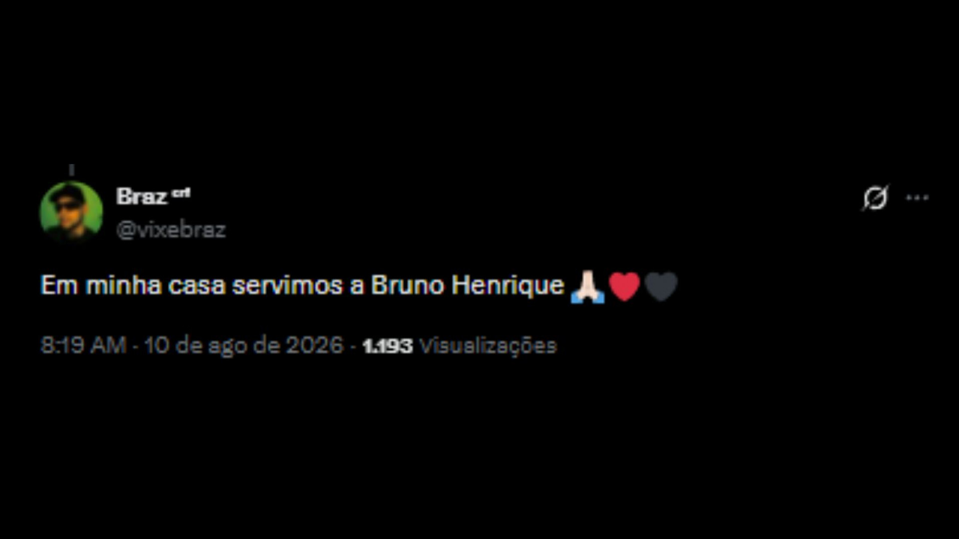 Torcedores do Flamengo celebrando o ídolo, Bruno Henrique - Reprodução/X @vixebraz