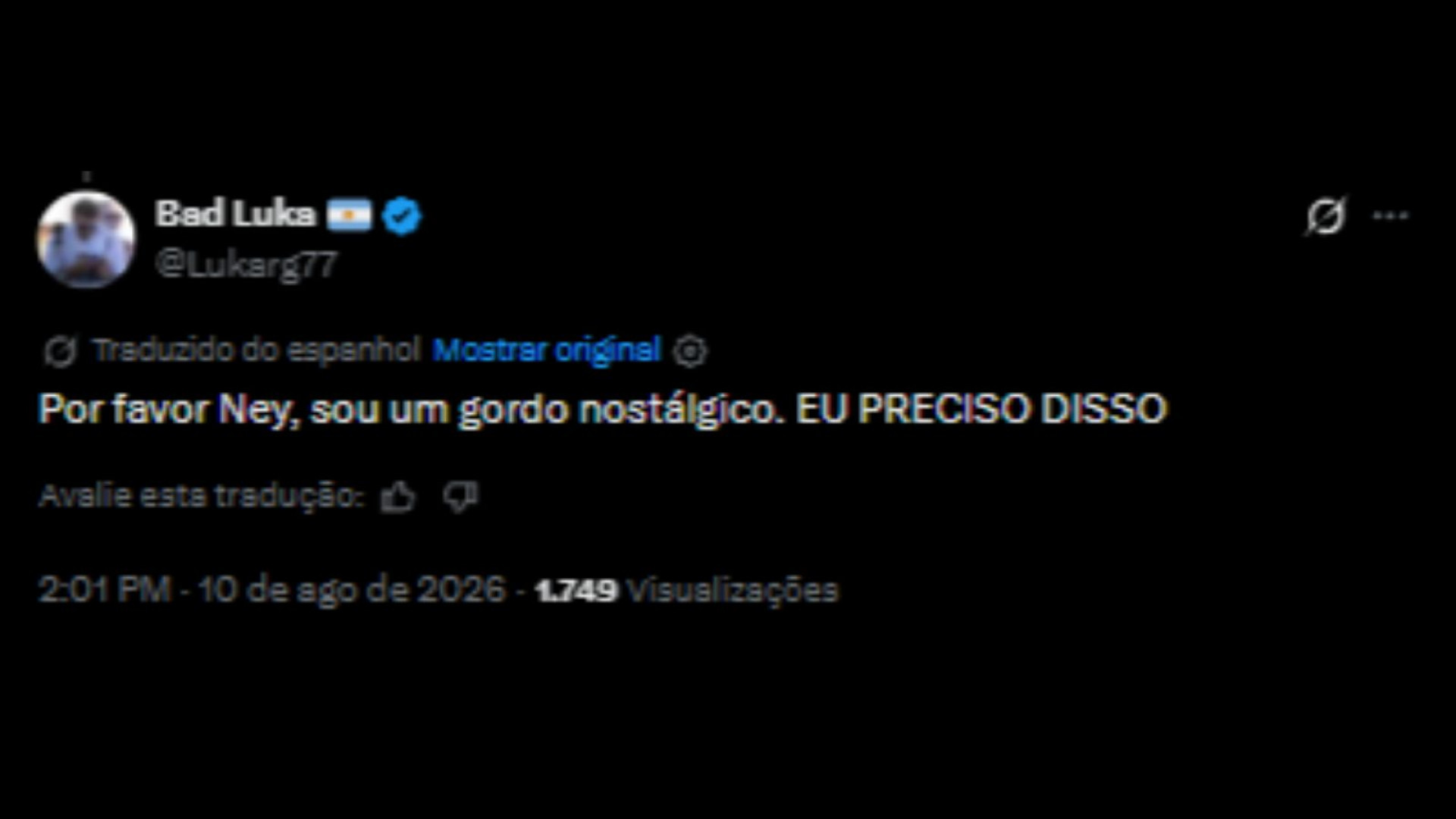 Internautas comentando sobre a possibilidade de retorno do trio MSN - Reprodução/X @Lukarg77