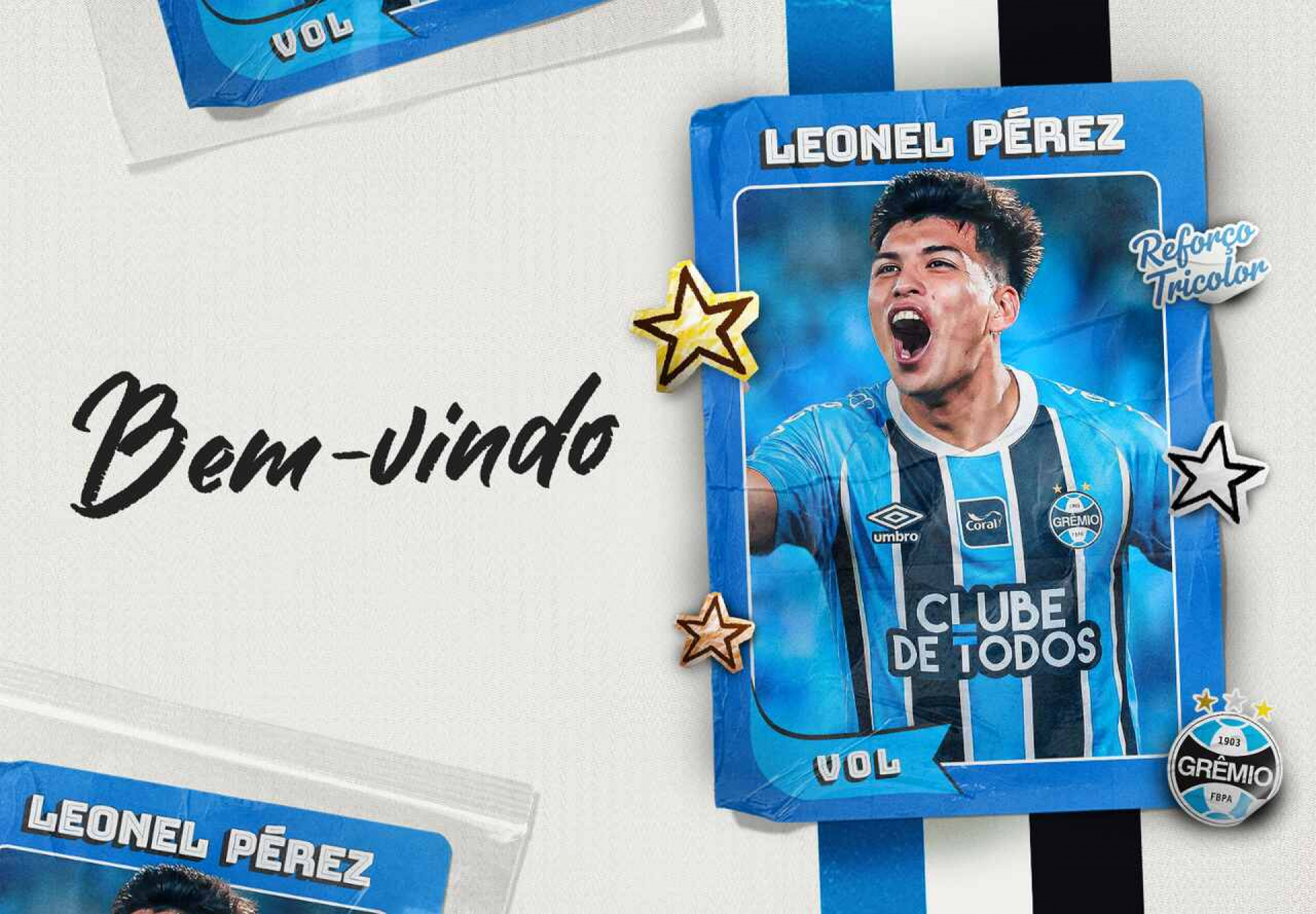 Gr&ecirc;mio empresta Leonel P&eacute;rez ao Racing por uma temporada