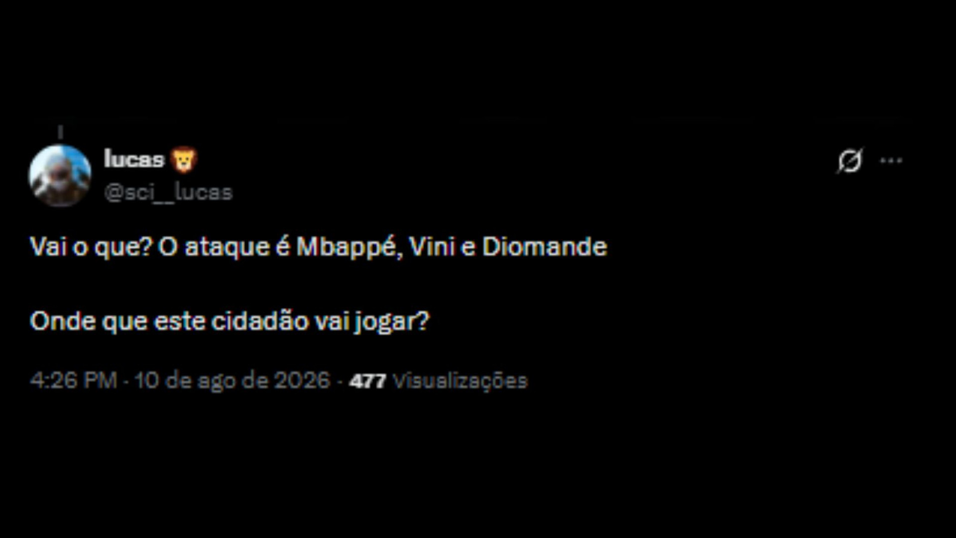 Torcedores repercutem permanência do Endrick no Real Madrid - Reprodução/X @sci__lucas