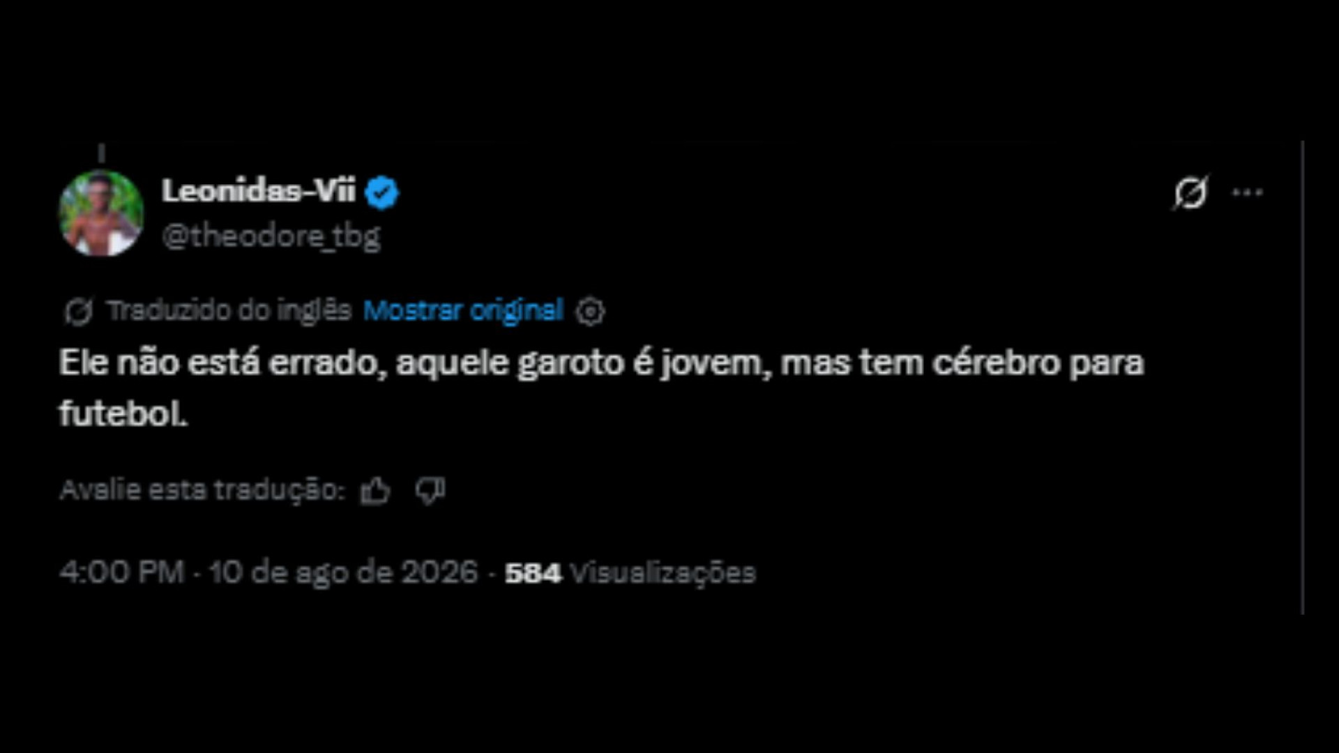 Torcedores repercutem permanência do Endrick no Real Madrid - Reprodução/X @theodore_tbg