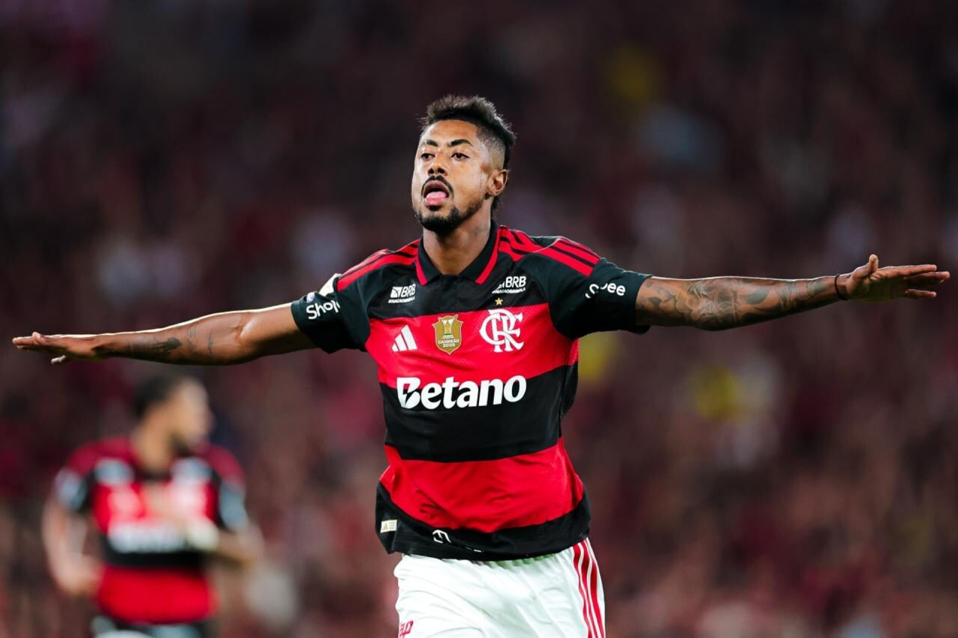 Bruno Henrique quebra jejum e marca pelo d&eacute;cimo ano seguido no BR