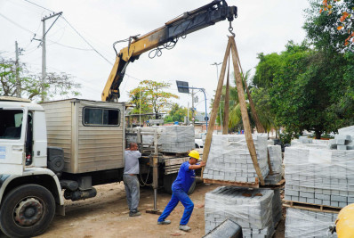 Obras na orla da Praia das Pedrinhas entram em reta final