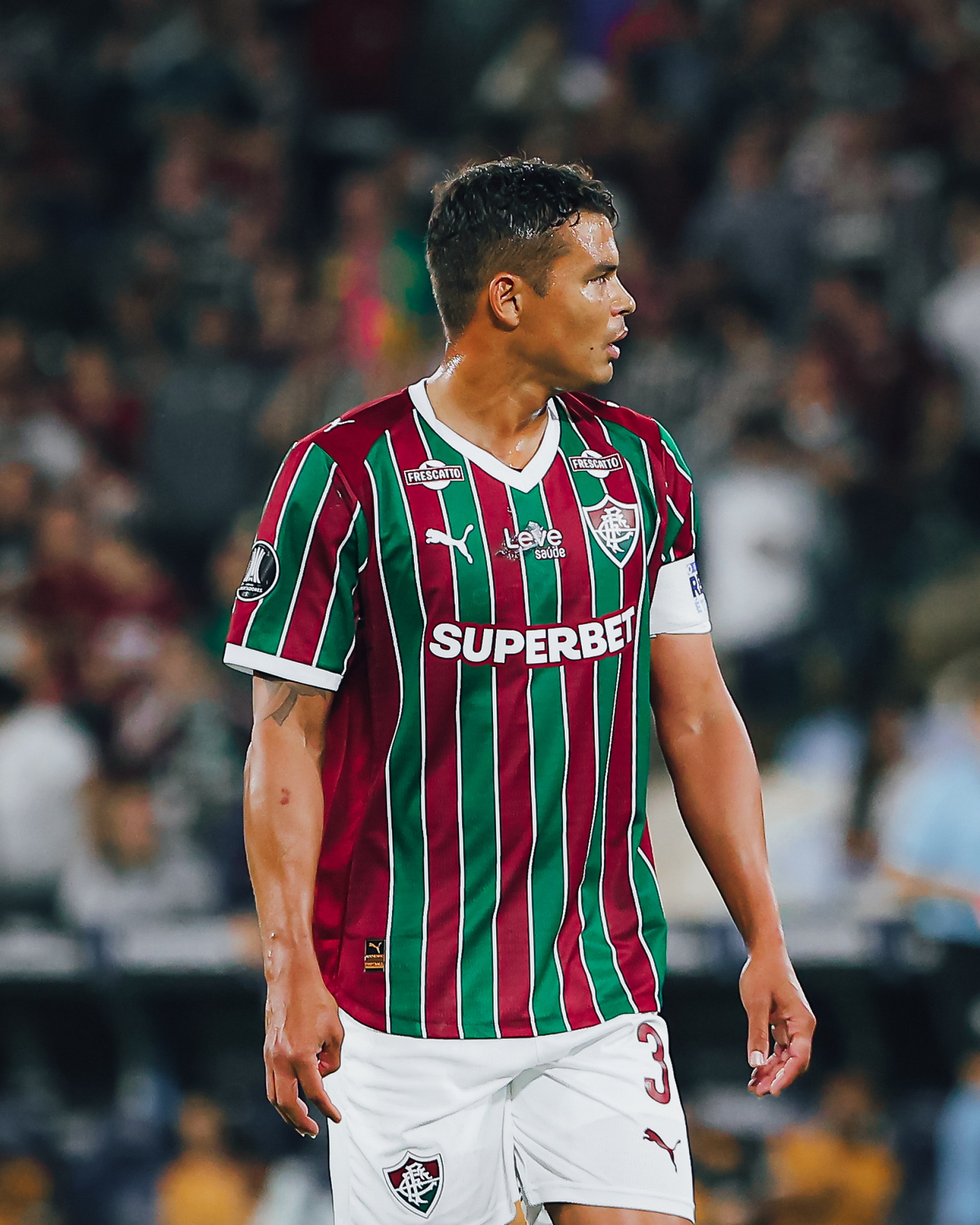 Thiago Silva no jogo entre Fluminense e Independiente Rivadavia - Lucas Merçon / Fluminense FC