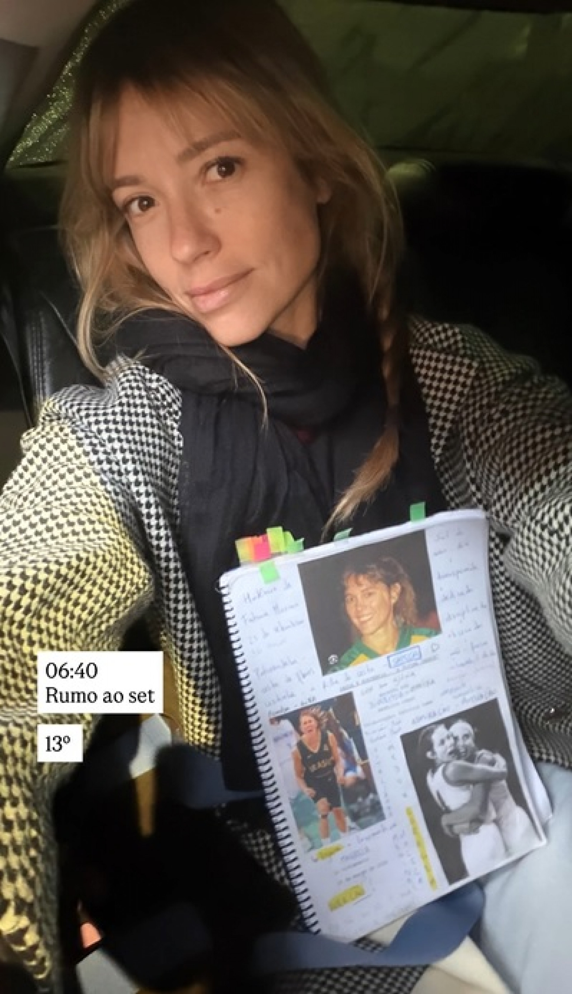 Juliana Didone mostrou bastidores de novo longa-metragem - Reprodu&ccedil;&atilde;o/Instagram 