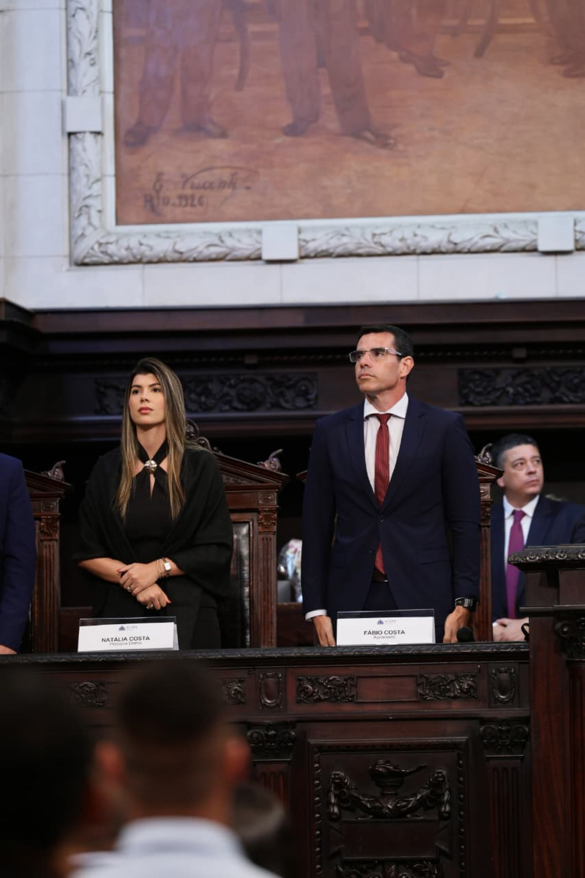 Fabinho Costa na sede da Assembleia Legislativa do Rio de Janeiro (Alerj) - Ascom 