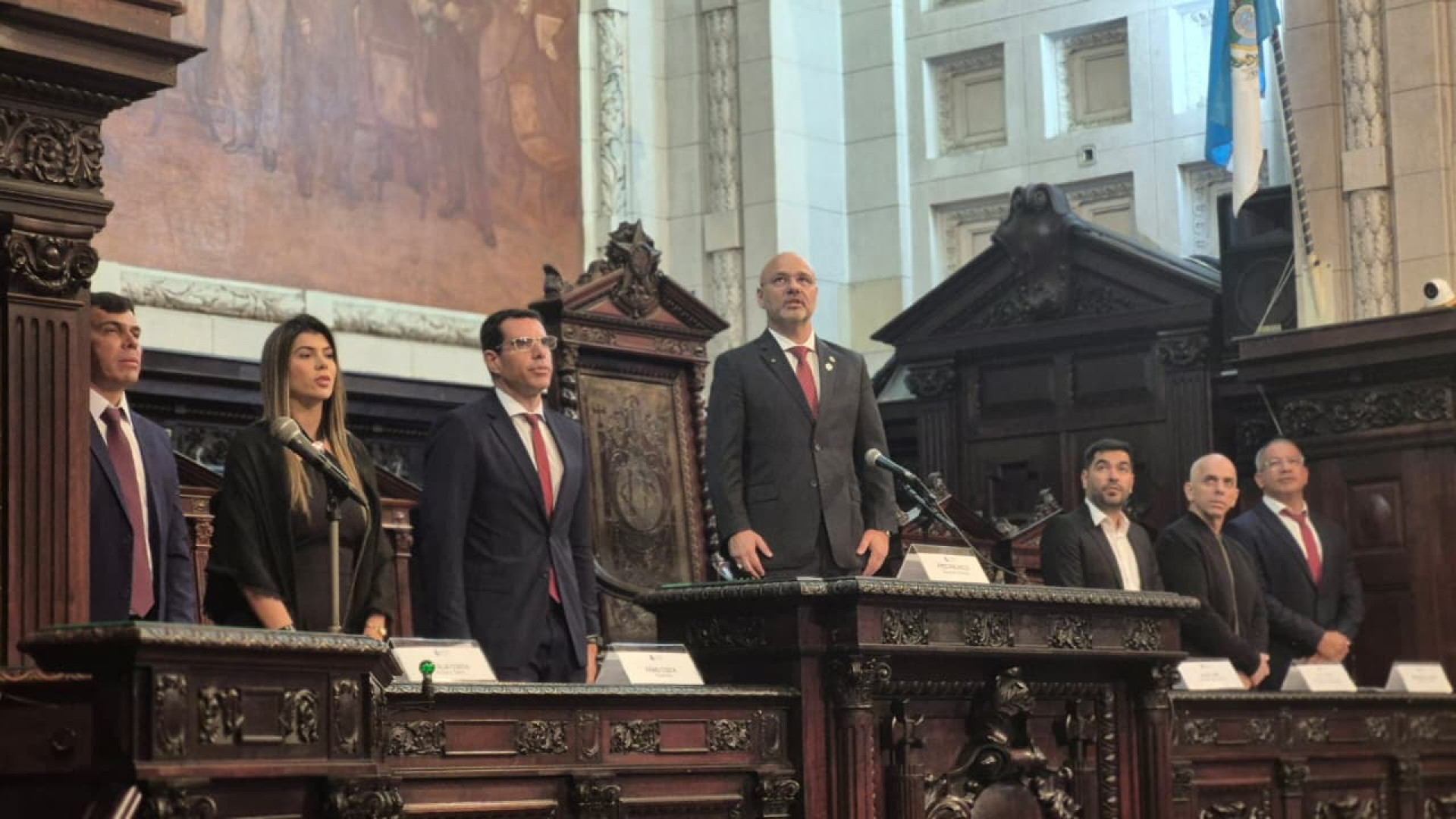 Fabinho Costa na sede da Assembleia Legislativa do Rio de Janeiro (Alerj) - Ascom 