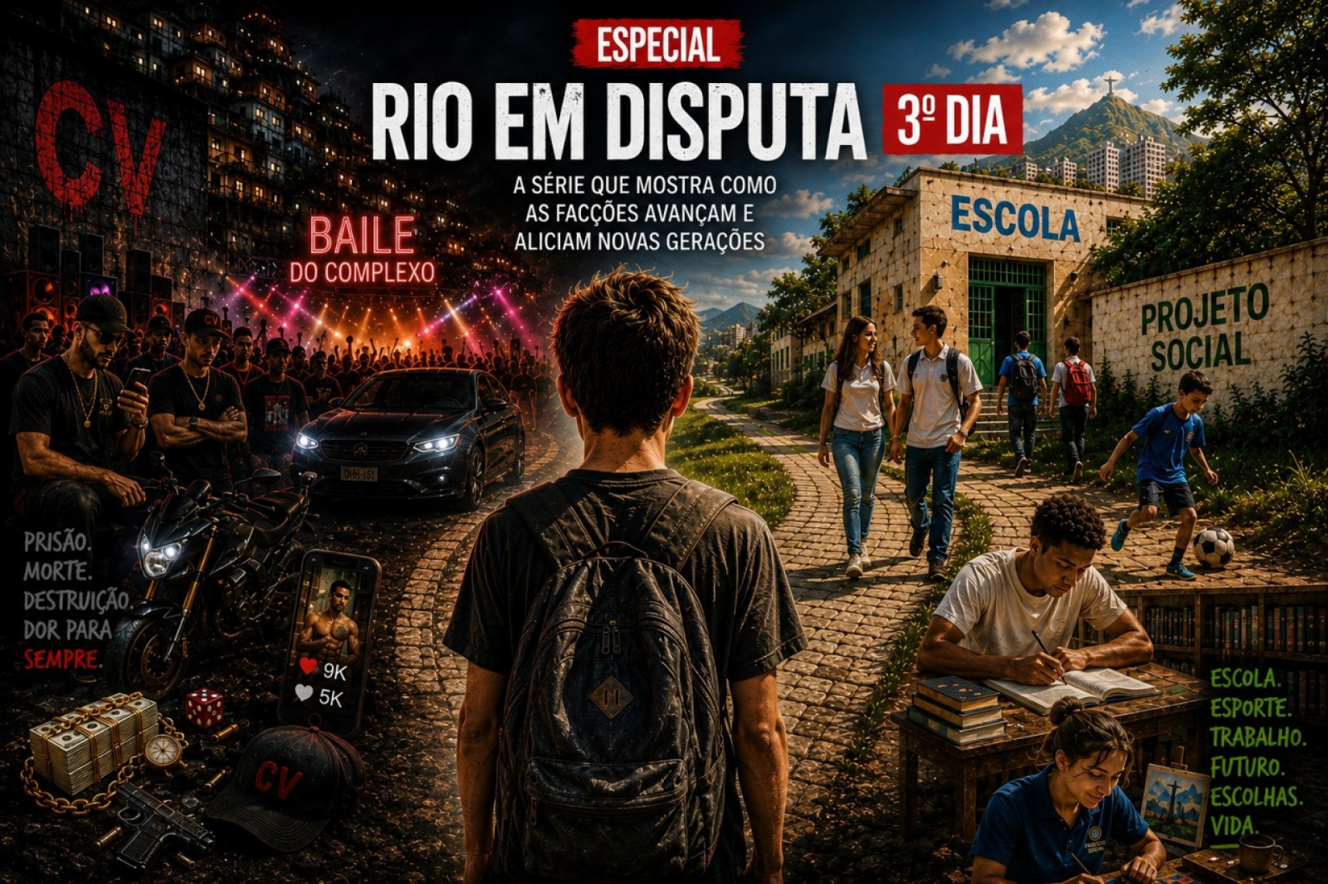 Terceiro capítulo da série especial Rio em disputa - IA