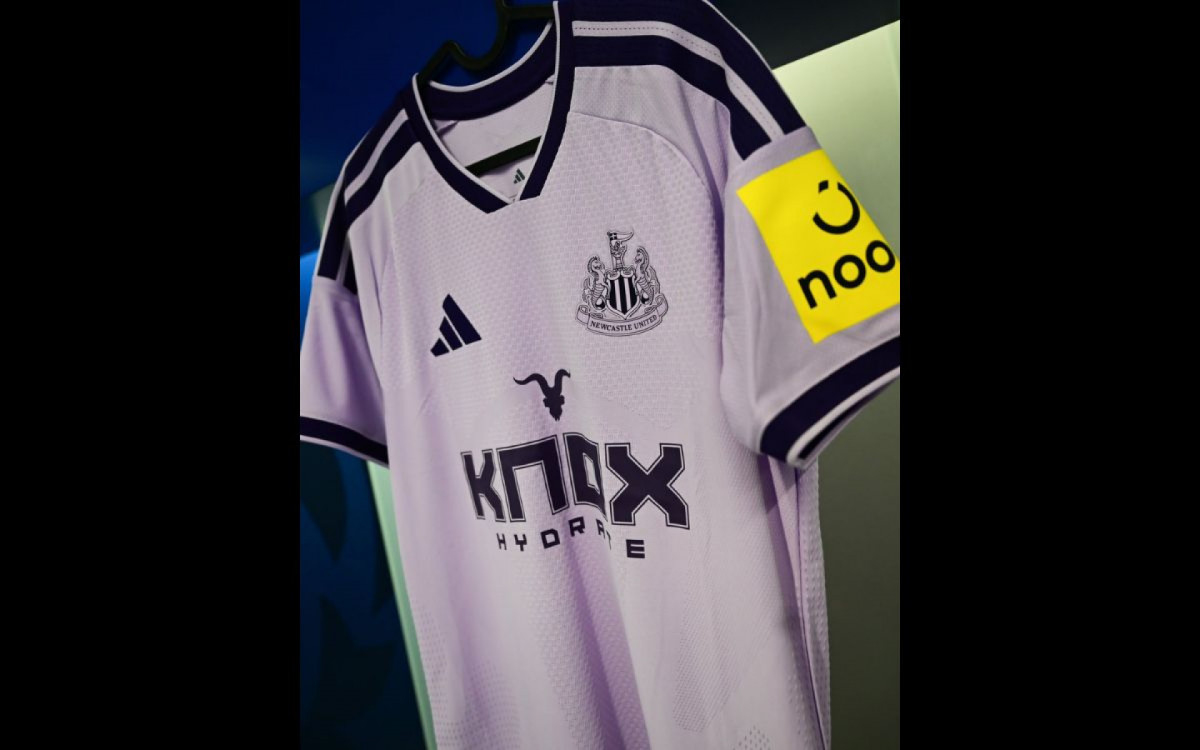 Novo terceiro uniforme do Newcastle, da Inglaterra