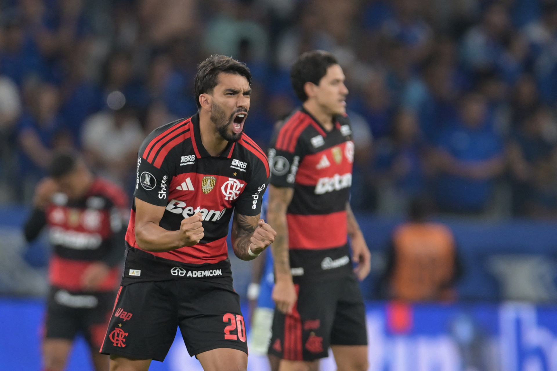 Vibração de Lucas Paquetá - Douglas Magno / AFP