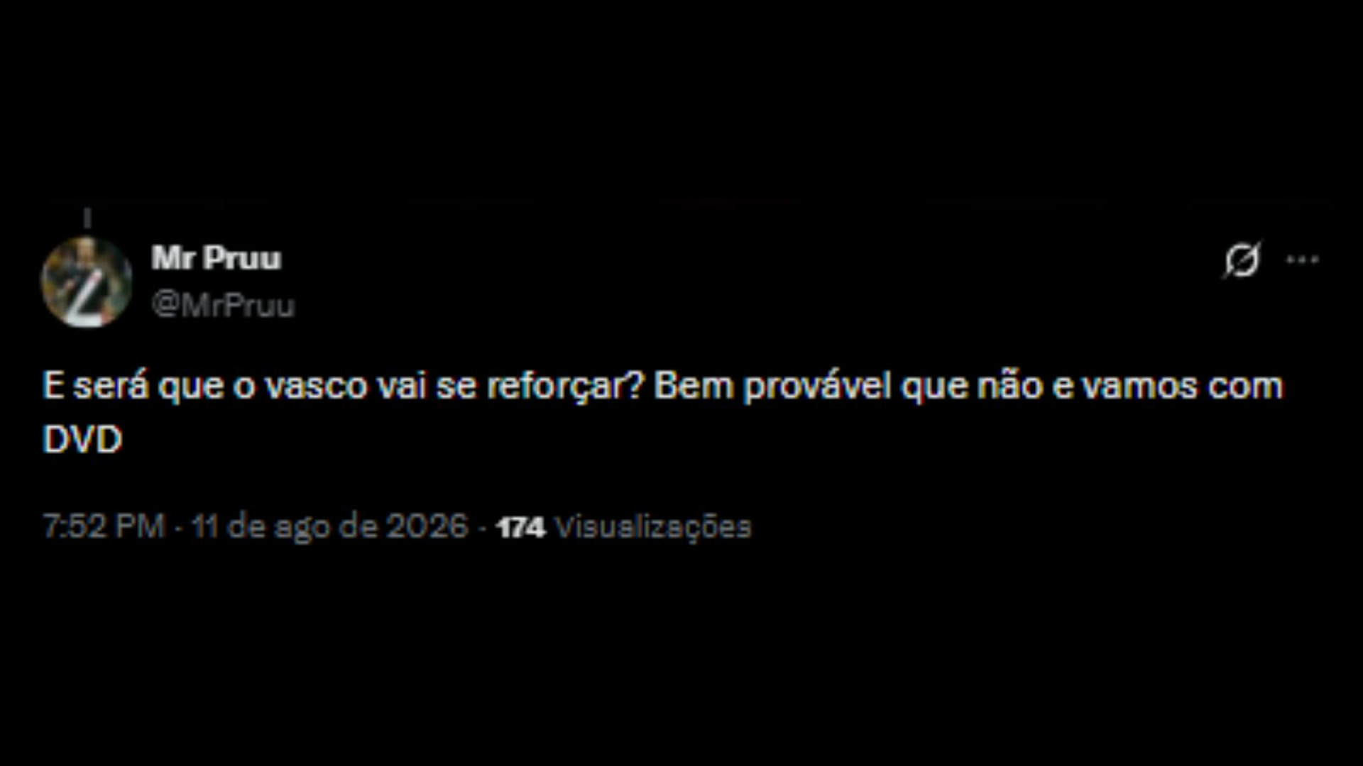 Vascaínos lamentando lesão do Brenner e cobrando diretoria - Reprodução/X @MrPruu
