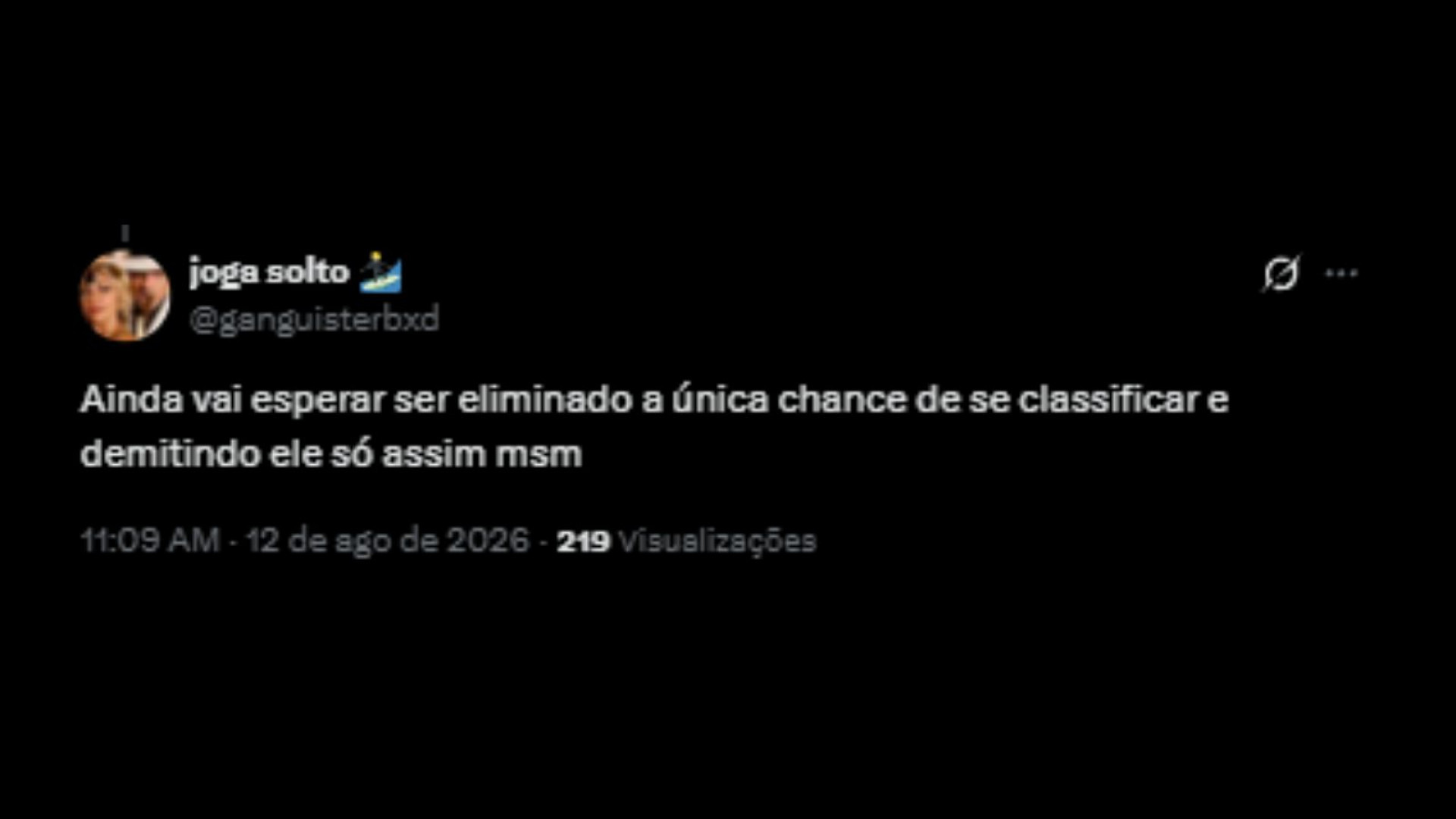 Torcedores do Fluminense pedindo demissão de Luis Zubeldía por meio das redes sociais - Reprodução/X @ganguisterbxd